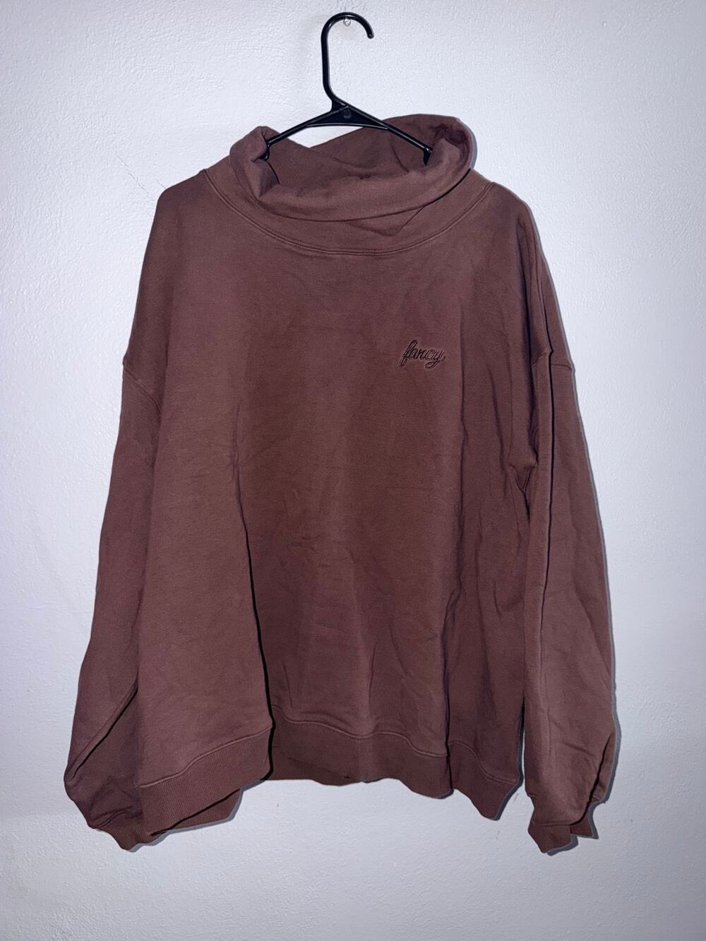NWT FANCY Mockneck